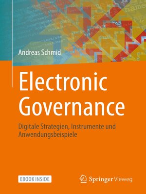 cover image of Electronic Governance